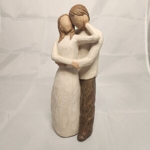 8 1/2” Willow Tree Together Wooden Figurine Decoration